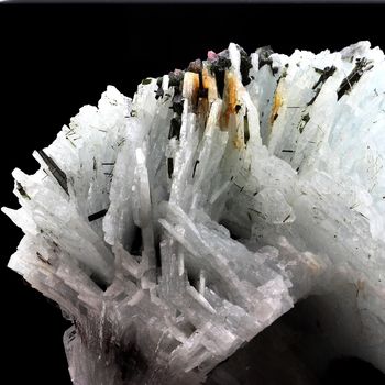 Cleavelandite + Tourmaline. 7383.5 ct (1.47 kg).