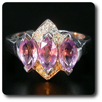 Purple Amethyst Ring