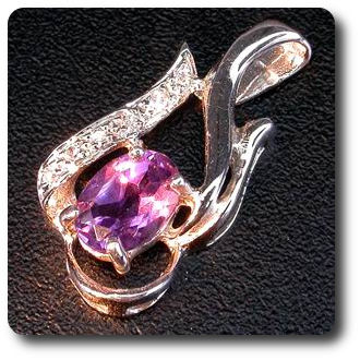 PURPLE AMETHYST PENDANT