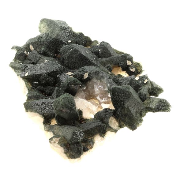 Quartz chloriteux + Titanite. 627.5 ct.