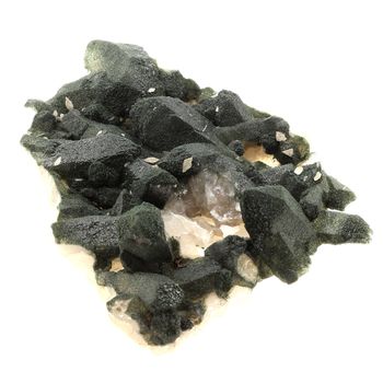 Quartz chloriteux + Titanite. 627.5 ct.