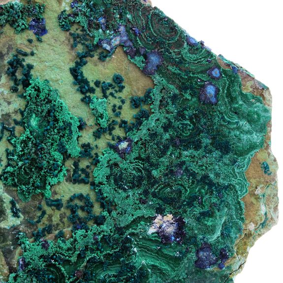 Cornetite + Chrysocolle. 1108.0 ct.