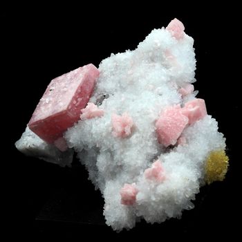 Rhodochrosite, Quartz. 194.0 ct.