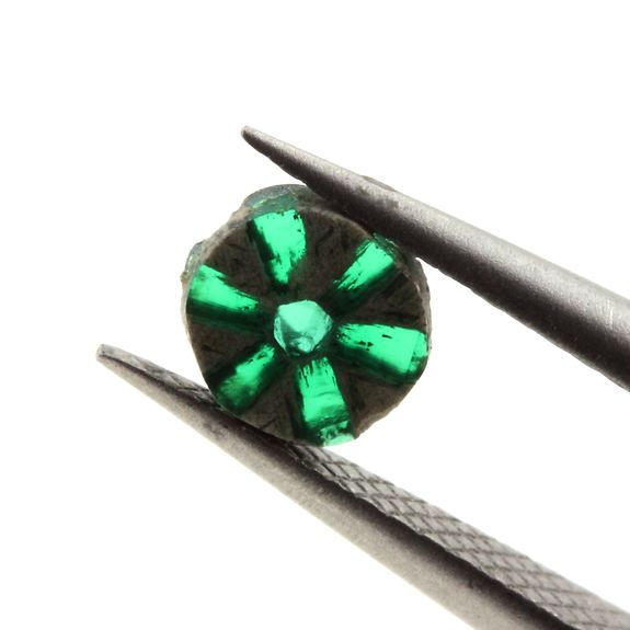 Emeraude trapiche. 0.29 ct.