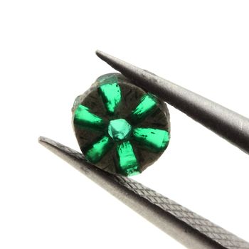 Emeraude trapiche. 0.29 ct.