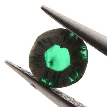 Emeraude trapiche. 0.20 ct.