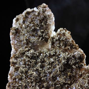 Arsenatian Vanadinite + Calcite.