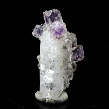 Amethyst on Danburite.