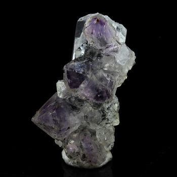 Amethyst on Danburite.
