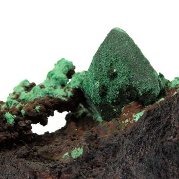 Malachite on Limonite.