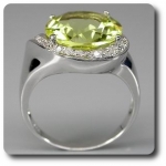 YELLOW QUARTZ RING