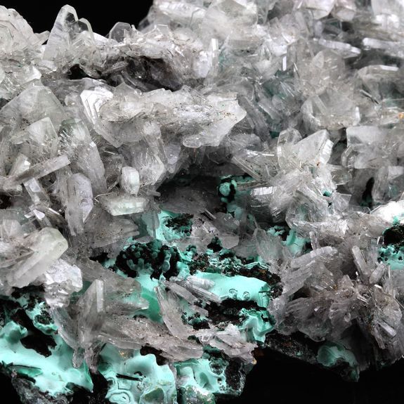 Malachite + Baryte. 1551.5 ct.