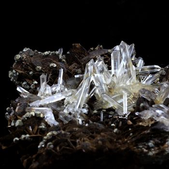 Siderite, Quartz, Pyrite. 2000.0 ct.