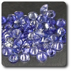 2.83CT. 50pcs BLUE SAPPHIRE