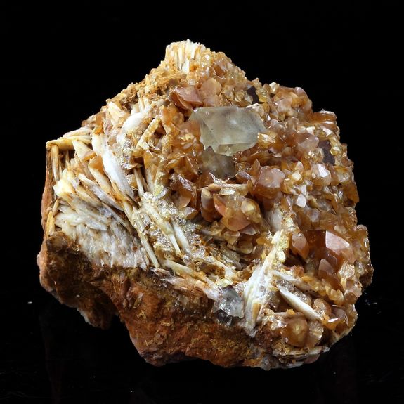 Wulfenite + Fluorite.