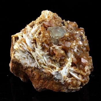 Wulfenite + Fluorite.