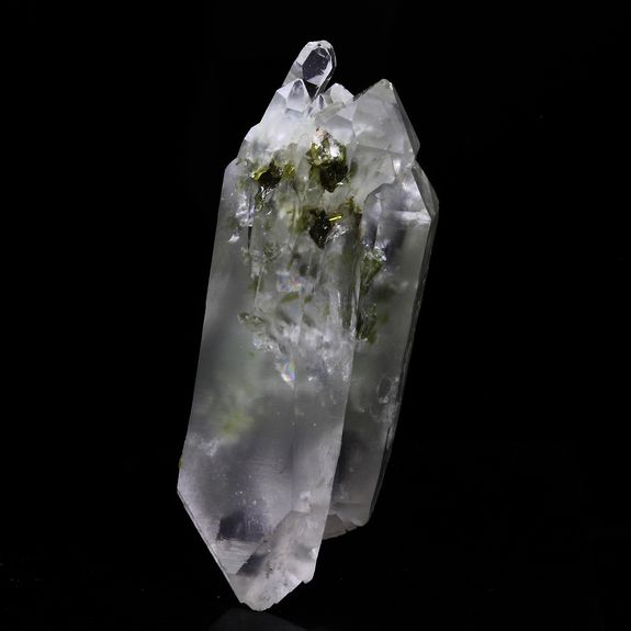 Quartz, Epidote, Byssolite. 54.5 ct.