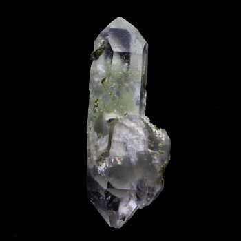 Quartz, Epidote, Byssolite. 34.0 ct.