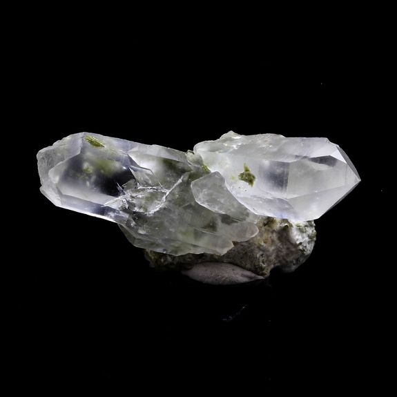 Quartz, Epidote, Byssolite. 23.0 ct.