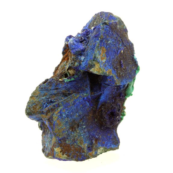 Tetrahedrite pseudomorphosed in Azurite.