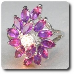 PURPLE AMETHYST RING