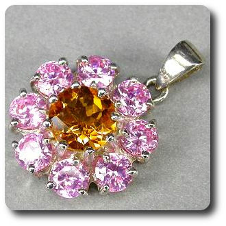 YELLOW CITRINE PENDANT