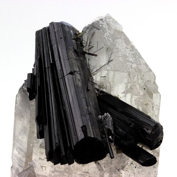 Cleavelandite + Tourmaline + Quartz.