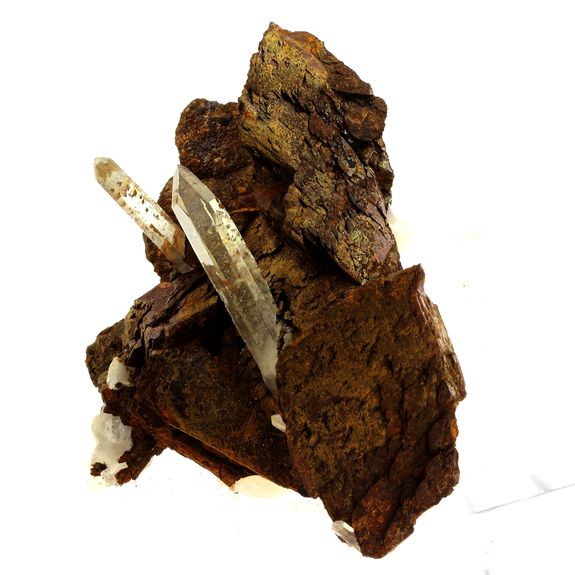 Siderite + Quartz. 1000.0 ct.