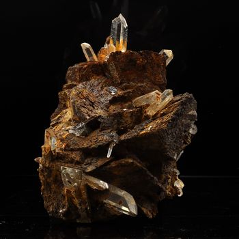 Siderite + Quartz. 1594.0 ct.