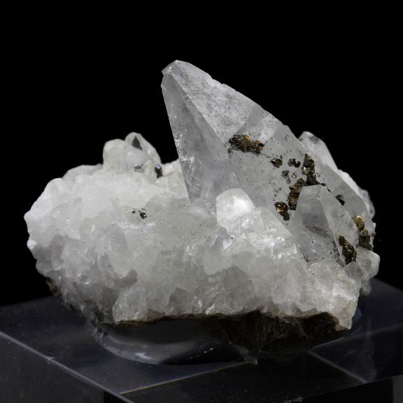 Celestine + Pyrite.