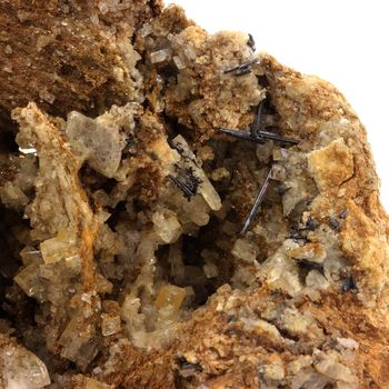 Rutile, Adulaire. 2205.0 ct.