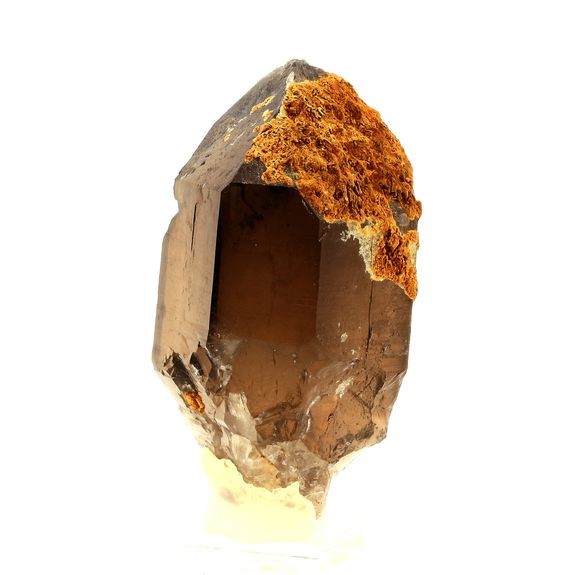 Smoky quartz + Ankerite.