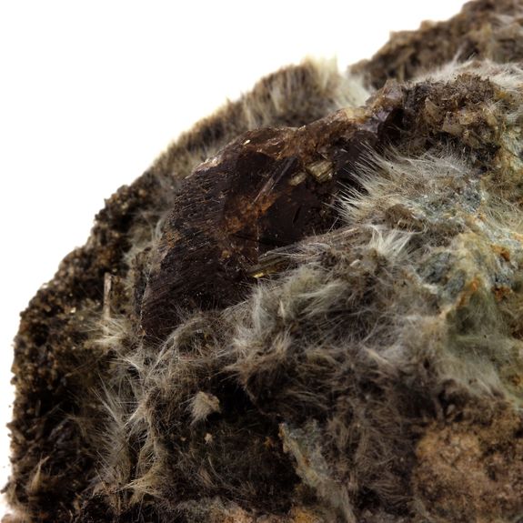 Axinite + Byssolite. 882.0 ct.