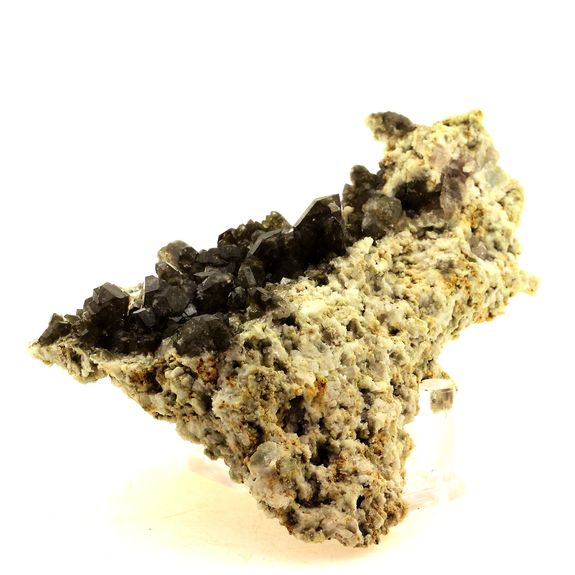 Quartz fumé + Chlorite. 1104.0 ct.