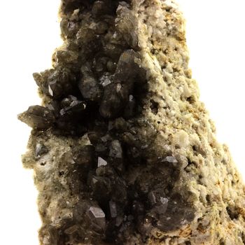 Quartz fumé + Chlorite. 1104.0 ct.