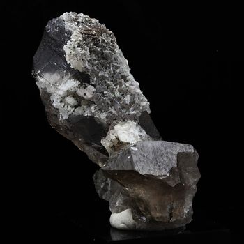 Quartz fumé + Fluorite rose. 250.0 ct.