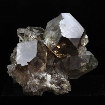 Smoky quartz + Pink Fluorite.
