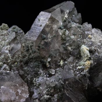 Smoky quartz + Pink Fluorite.