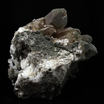 Anatase + Quartz + Chlorite. 858.0 ct.