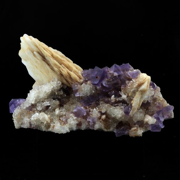 Fluorite + Baryte + Quartz.