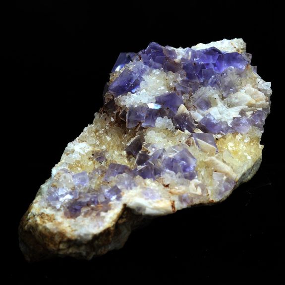 Fluorite + Baryte + Quartz. 381.0 ct.