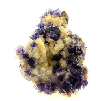 Fluorite + Baryte + Quartz. 181.0 ct.