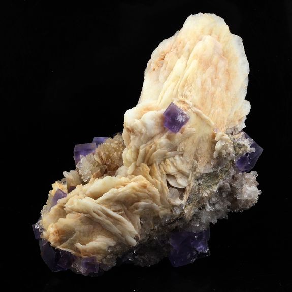 Fluorite + Baryte + Quartz.