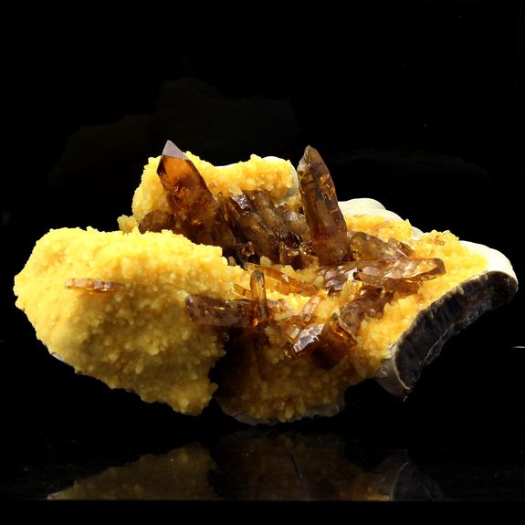 Baryte, Calcite.