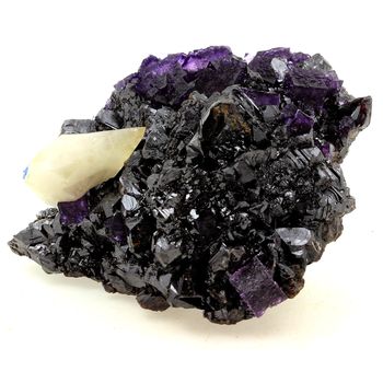 Fluorite + Sphalerite + Calcite. 5509.0 ct.
