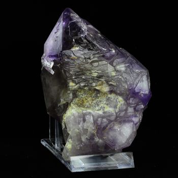 Améthyste Sceptre + Quartz Fumé. 4550.0 ct.