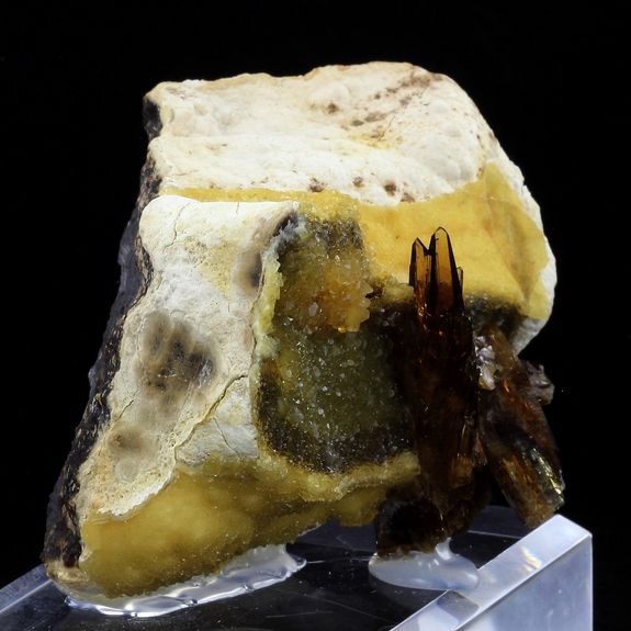 Baryte, Calcite.