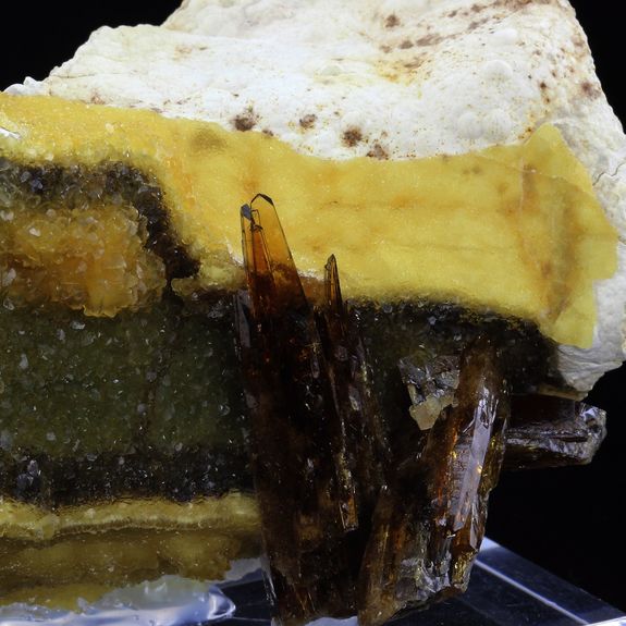 Baryte, Calcite.