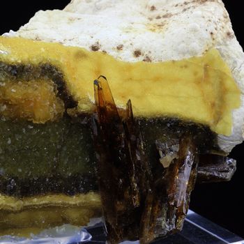 Baryte, Calcite.