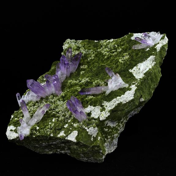 Amethyst + Epidote.